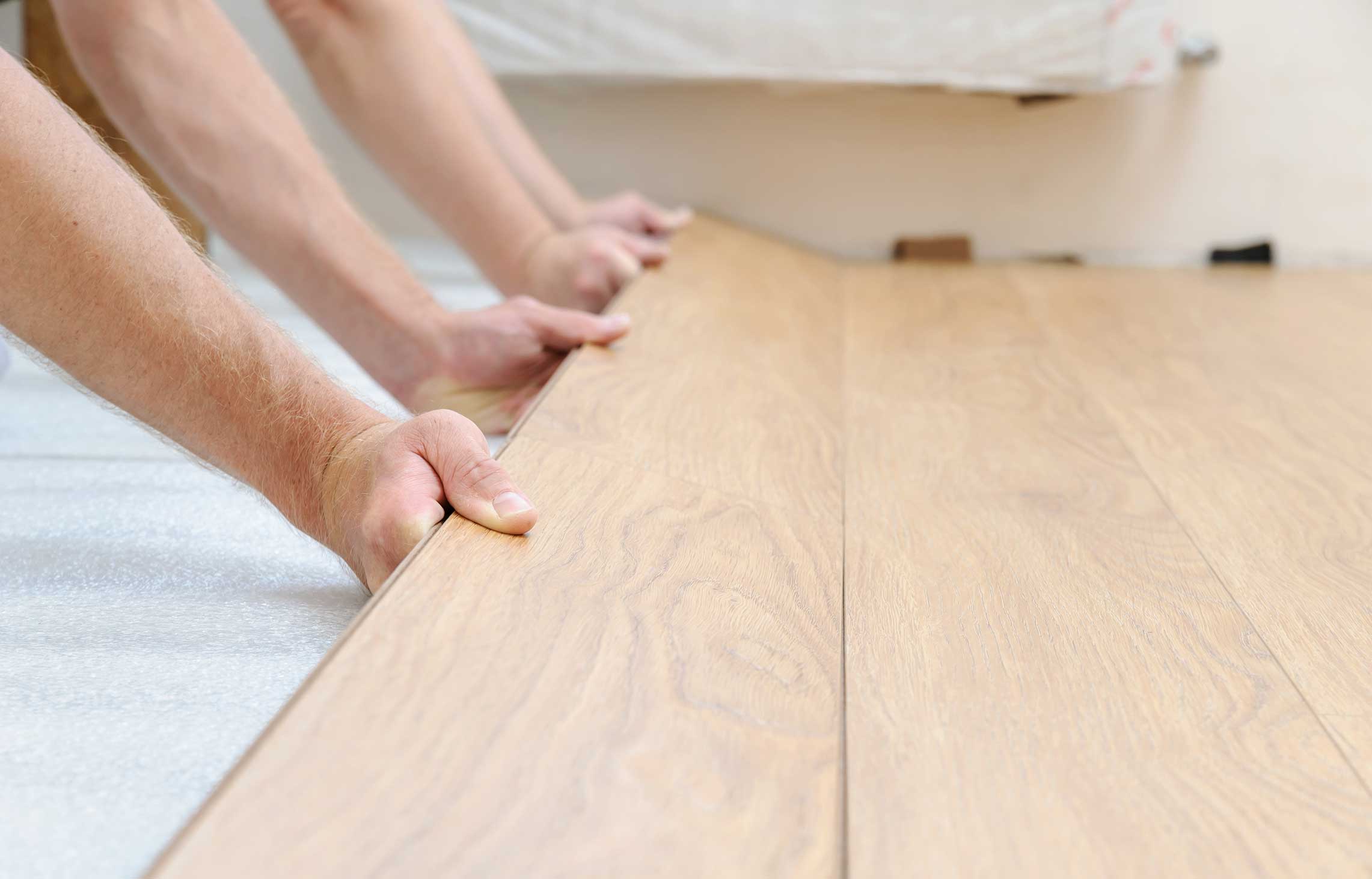 Installazione di un pavimento SPC Baufloor