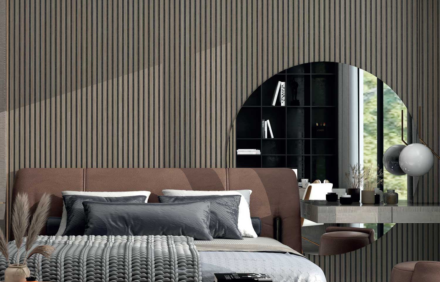 Rivestimento in MDF installato in un bagno privato